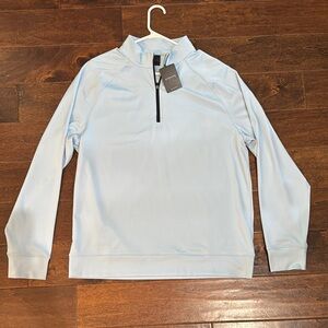 Dunning Golf Light Blue Quarter-Zip Pullover